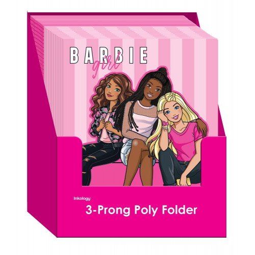 BARBIE - POLY PORTFOLIO w/Prongs (Case of 24)