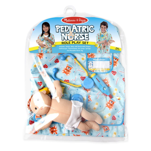 PAEDIATRIC NURSE ROLE PLAY SET (8L) (Case of 3)