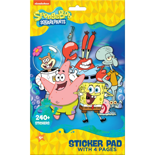 SPONGEBOB - STICKER PAD (Case of 6)