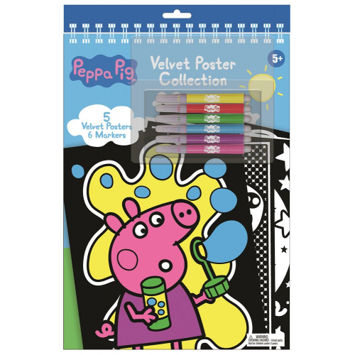 PEPPA PIG - VELVET POSTER COLLECTION (Case of 6)