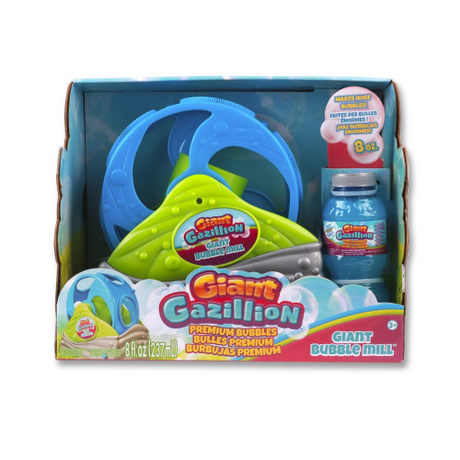 GAZILLION - GIANT BUBBLE MILL BLUE/GREEN (Case of 2)