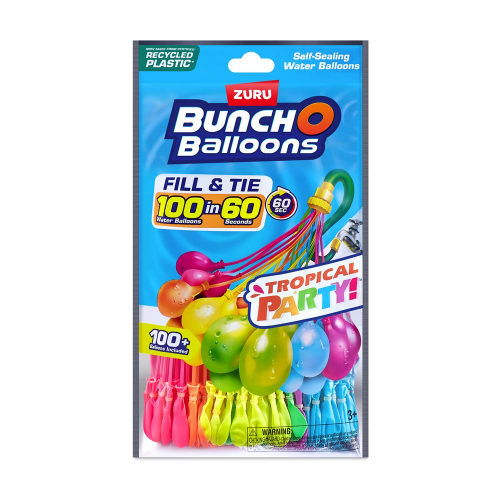 BUNCHO BALLOON - 3pk TROPICAL PARTY PDQ (Case of 12) 360 SALES