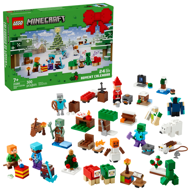 21280 Minecraft Advent Calendar 2025 (Case of 3)