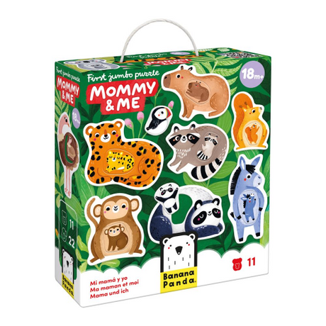 FIRST JUMBO - 11pc PUZZLE MOMMY & ME (18m+) (Case of 6)