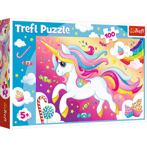 PUZZLE - BEAUTIFUL UNICORN - 100pcs (Case of 12)