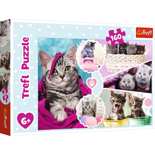 PUZZLE - LOVELY KITTENS - 160pcs (Case of 12)