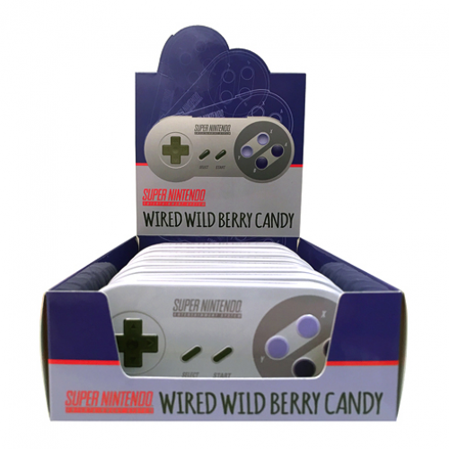 NINTENDO - SNES CONTROLLER - WILD BERRY CANDY TIN - CDU (Case of 12)