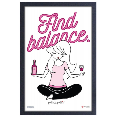 PHILOSOPHIE - WINE BALANCE - 11" x 17" GEL PRINT (Case of 6)