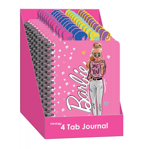 BARBIE - 4 TAB JOURNAL (Case of 12)