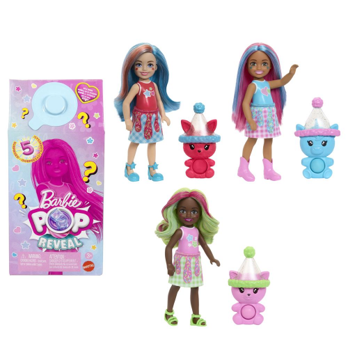 BARBIE - POP REVEAL CHELSEA SHAKES SERIES ASST (Case of 4)