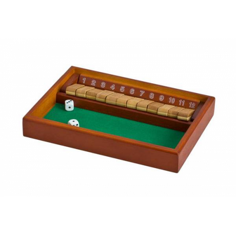 12 NUMBER SHUT THE BOX (Case of 12)