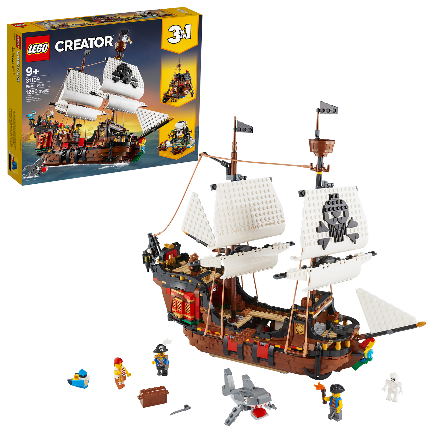 Lego® Creator 3 - In - 1 Pirate Ship 31109