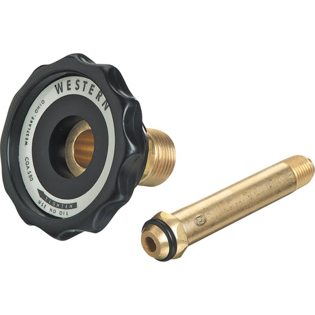 Hand-Tight Right-Hand Female Regulator Nut, Brass