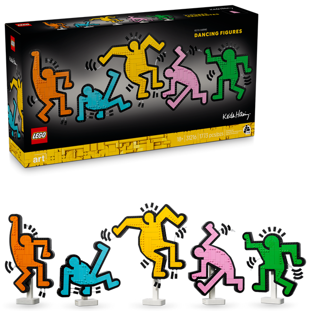 31216 Keith Haring – Dancing Figures (Case of 2)