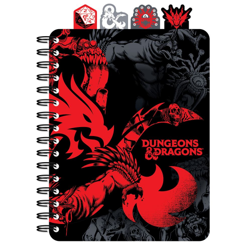 DUNGEONS & DRAGONS - 4 TAB JOURNAL (Case of 12)