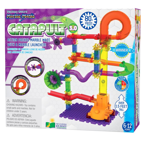 TECHNO GEARS MARBLE MANIA - CATAPULT - 80pcs (Case of 8)