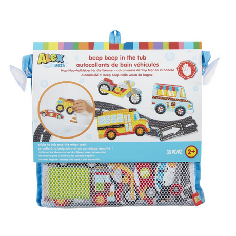 ALEX - BATH - BEEP BEEP STICKERS in the TUB (Case of 6)