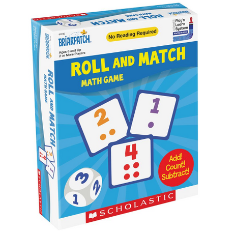 BRIARPATCH - SCHOLASTIC - ROLL an MATCH MATH - GAME (Case of 6)