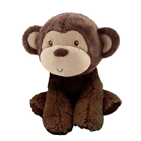12" SITTING ANIMALS - DARK BROWN MONKEY (Case of 2)