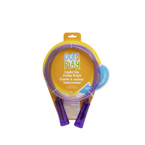 OUT to PLAY - LIGHT UP JUMP ROPE 7FT (Case of 4)