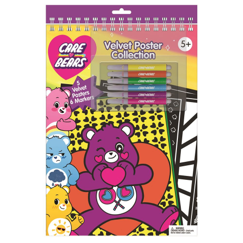 CARE BEARS - VELVET POSTER COLLECTION (Case of 6)