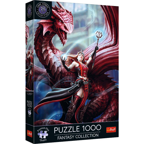 PUZZLE - PREMIUM PLUS - ANNE STOKES - SCARLET MAGE - 1000pcs (Case of 6)