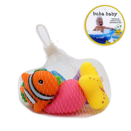 6pk BATH TOYS - FISH (Case of 36)