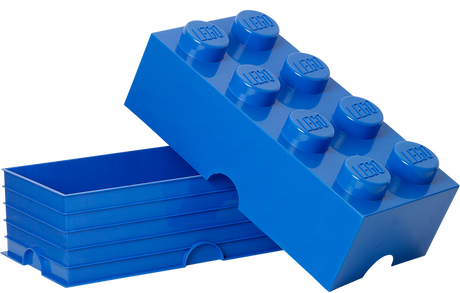 40040631 LEGO Storage Brick 8 Bright Blue (Case of 3)