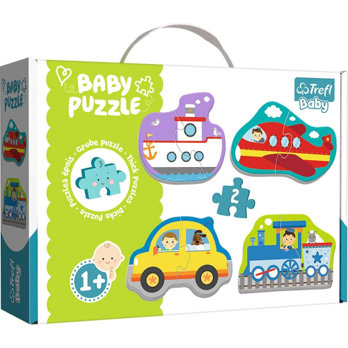 PUZZLE - BABY CLASSIC - TRANSPORT VEHICLES (Case of 6)