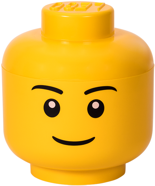 40320804 LEGO Storage Head Large Boy (Case of 4)