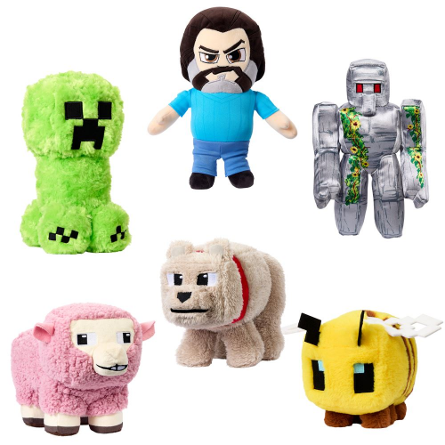 MINECRAFT - 8" BASIC PLUSH ASST (Case of 6)