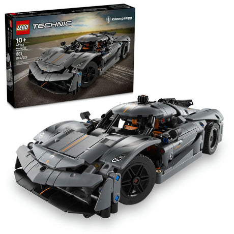 42173 Koenigsegg Jesko Absolut Gray Hypercar (Case of 3)