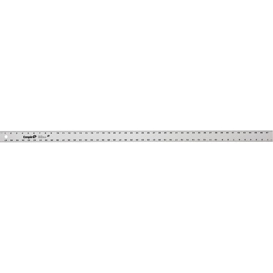 Heavy-Duty Straight Edge, 48" L, Aluminum, 1" Graduations