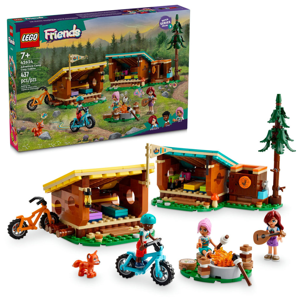42624 Adventure Camp Cozy Cabins (Case of 4)