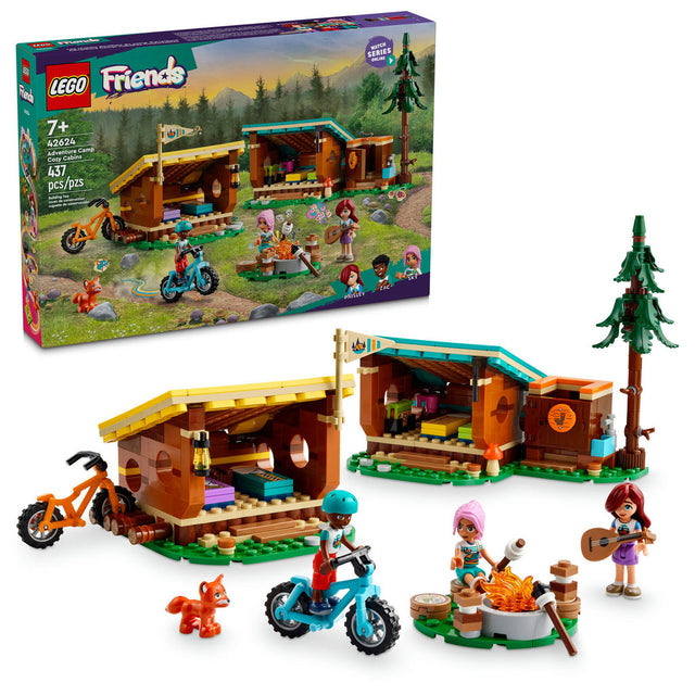 42624 Adventure Camp Cozy Cabins (Case of 4)