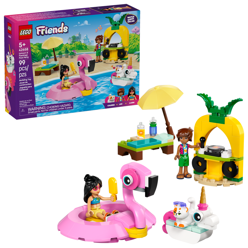 42658 Unicorn & Flamingo Pool Party (Case of 4)