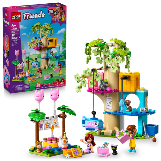 42666 Cat Birthday Party & Tree House (Case of 3)