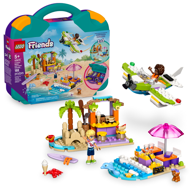 42672 Creative Beach and Travel Suitcase (Case of 4)