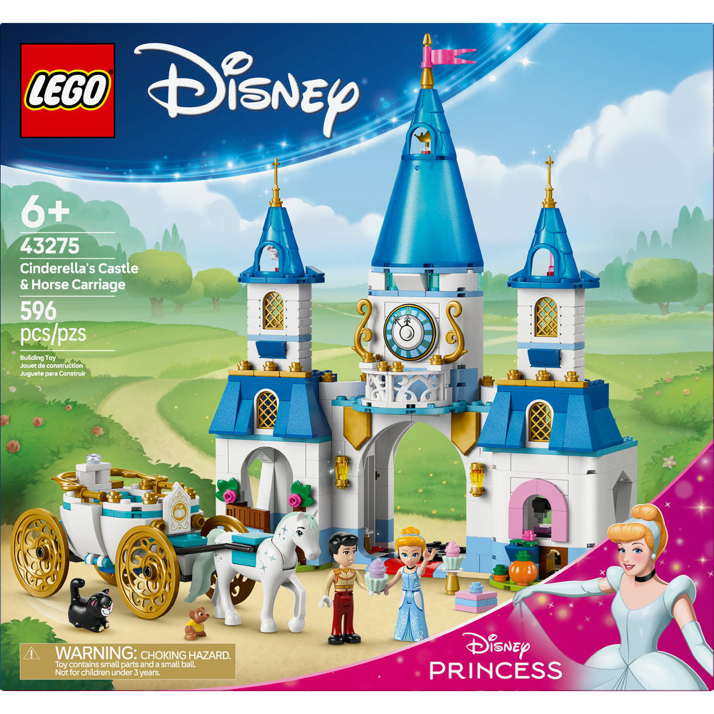 LEGO® ǀ Disney Princess Cinderella’s Castle & Horse Carriage 43275