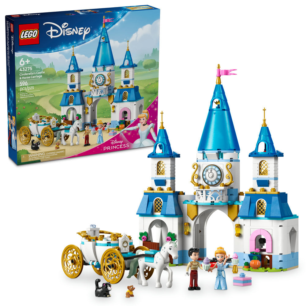 LEGO® ǀ Disney Princess Cinderella’s Castle & Horse Carriage 43275