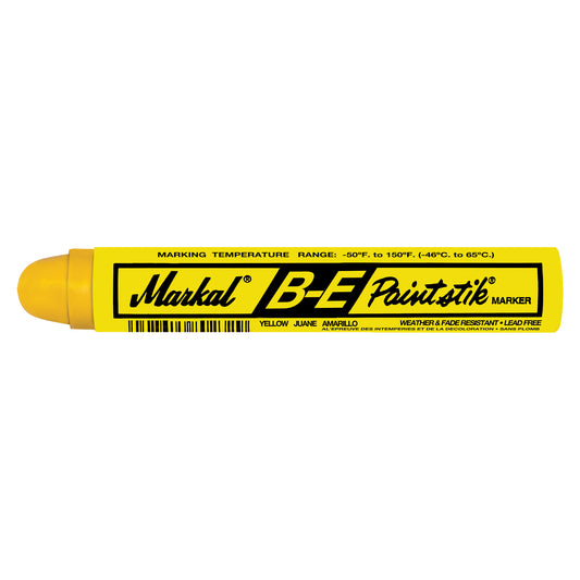 B-E Paintstik® Paint Marker, Solid Stick, Yellow