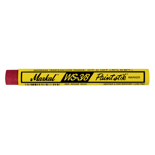 WS-3/8 Paintstik® Paint Marker, Solid Stick, Red