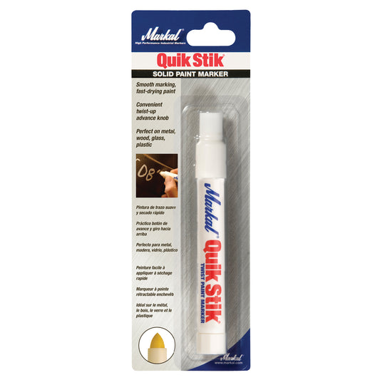 Quik Stik® Paint Marker, Solid Stick, White
