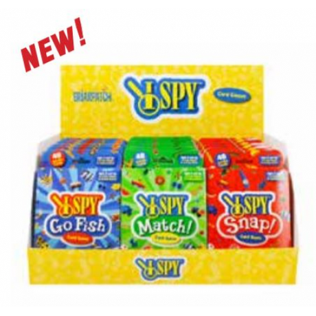 BRIARPATCH - I SPY - ASST { Match! / Snap! / Go Fish! } (Case of 12)