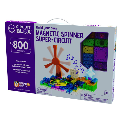 BUILD YOUR OWN - INDUCTION SPINNER SUPER CIRCUIT - 800 PROJECTS (Case of 12)