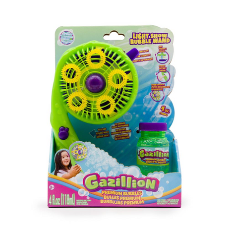 GAZILLION - LIGHT SHOW BUBBLE WAND (Case of 4)