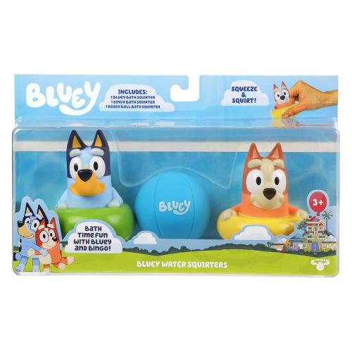 BLUEY - S4 - 3pk SQUIRTER TOYS (Case of 3)