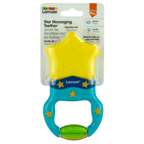 LAMAZE - STAR MASSAGING TEETHER (Case of 36)