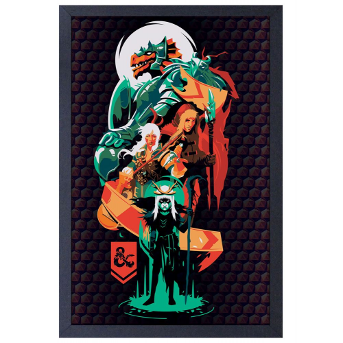 DUNGEONS and DRAGONS - AGAINST THE ODDS - 11" x 17" GEL PRINT (Case of 6)