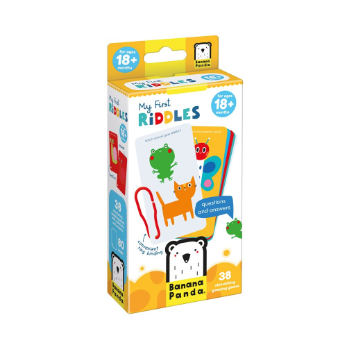 MY FIRST RIDDLES - RING-BOOK - 80pg (18m+) (Case of 5)